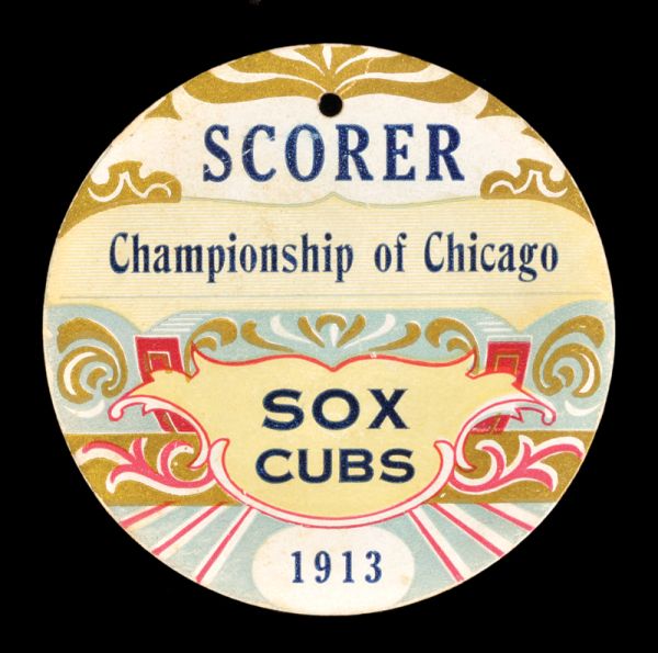 PIN 1913 Championship of Chicago Scorer's Badge